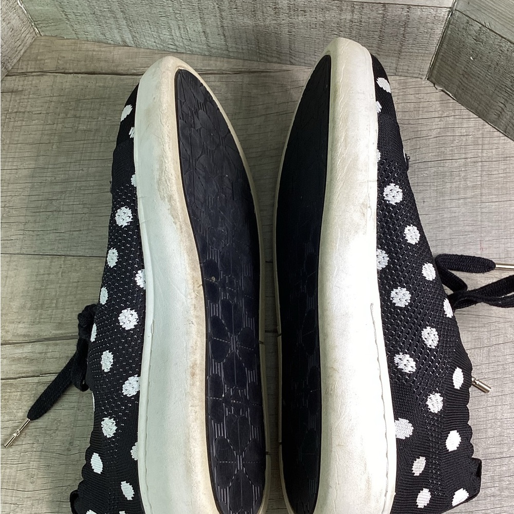 Kate Spade Lift Knit Geo Black white dots Women Size 9.5 - Picture 7 of 8